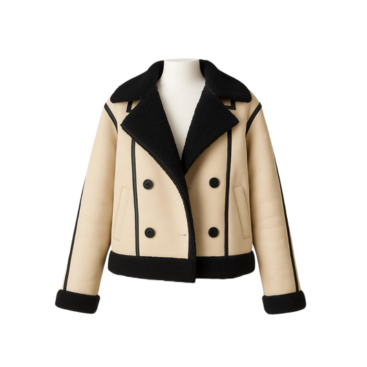 Abrigo borregito-El abrazo que se lleva puesto